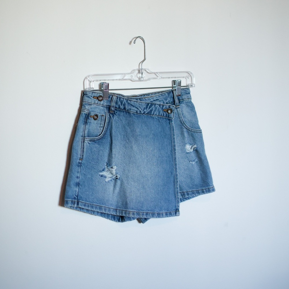 Zara Denim Skort - Small